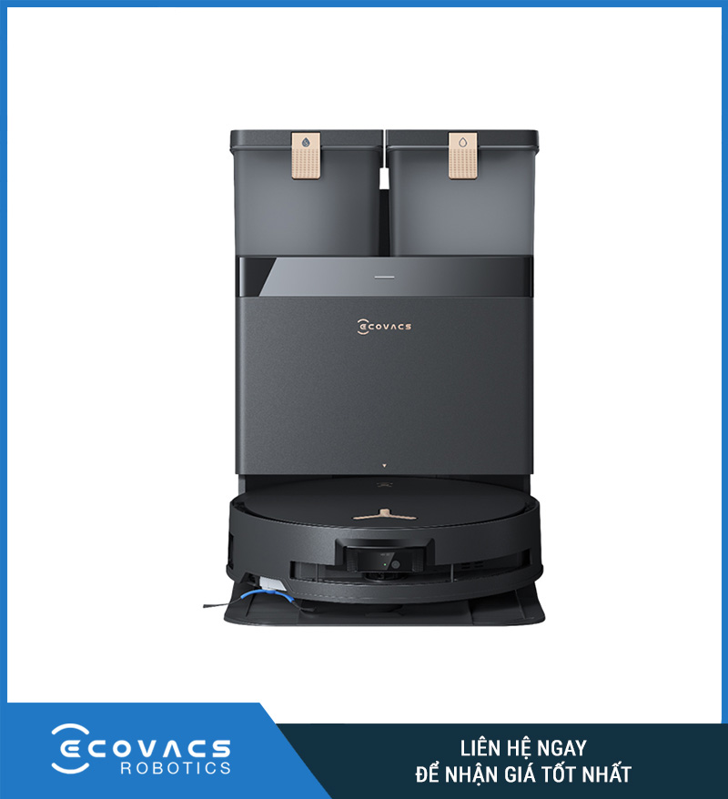 Ecovacs X8 Pro Omni – Robot lau hút tự động, lực hút mạnh mẽ