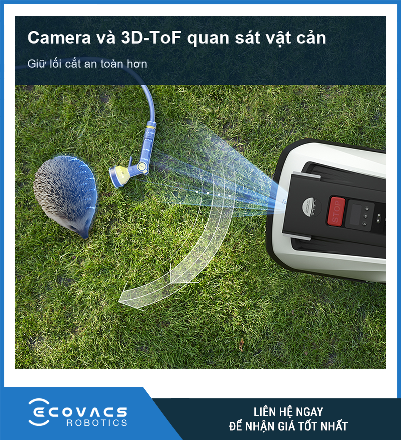 Camera và 3D ToF hỗ trợ tránh vật cản của GOAT O800 RTK