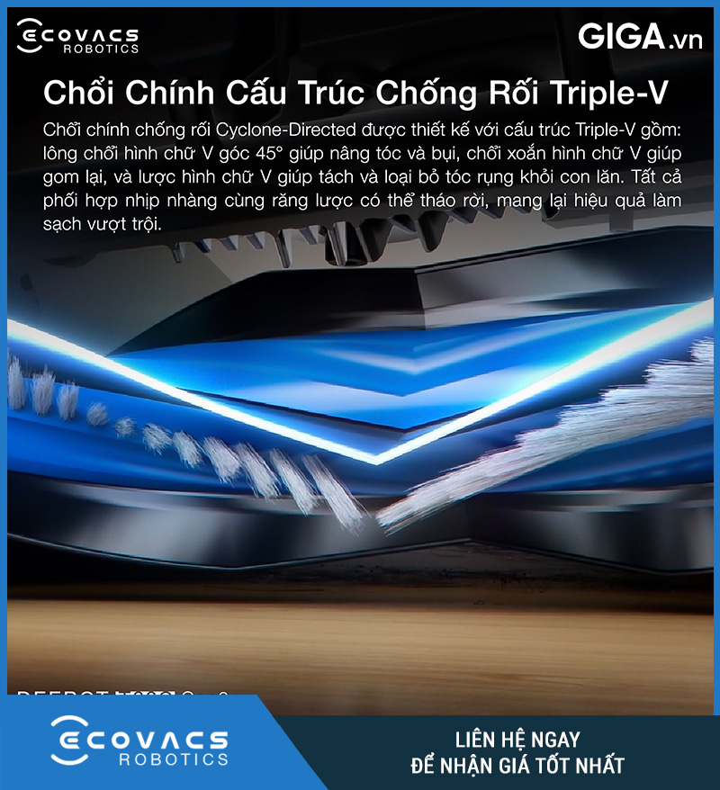 Ecovacs Deebot T30C Gen 2 Trắng/Đen - Robot hút bụi lau nhà