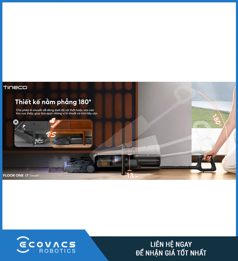 Tineco Floor One i7 Steam - Máy hút bụi lau sàn khô ướt