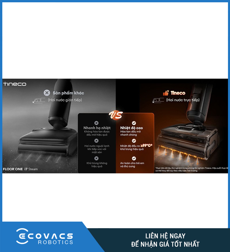 Tineco Floor One i7 Steam - Máy hút bụi lau sàn khô ướt