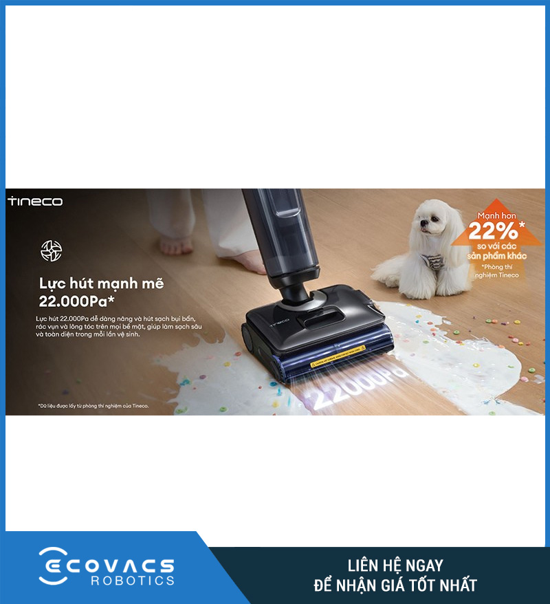 Tineco Floor One i7 Steam - Máy hút bụi lau sàn khô ướt