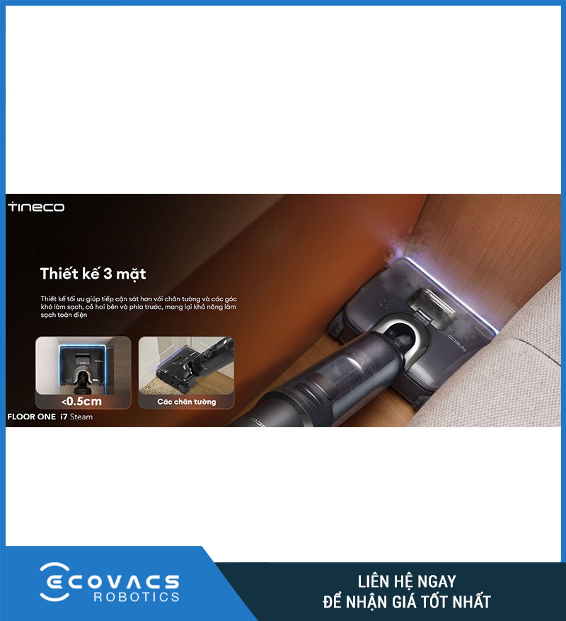 Tineco Floor One i7 Steam - Máy hút bụi lau sàn khô ướt