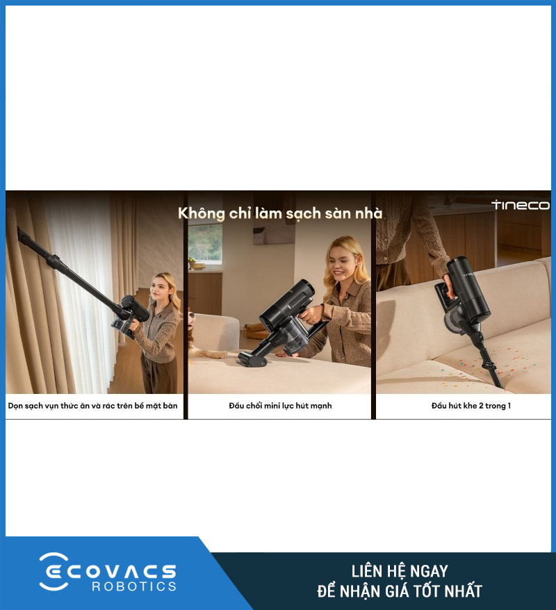 Tineco Floor One Switch S7 Steam - Máy hút bụi lau sàn khô ướt