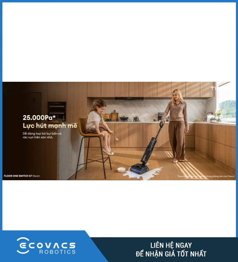 Tineco Floor One Switch S7 Steam - Máy hút bụi lau sàn khô ướt