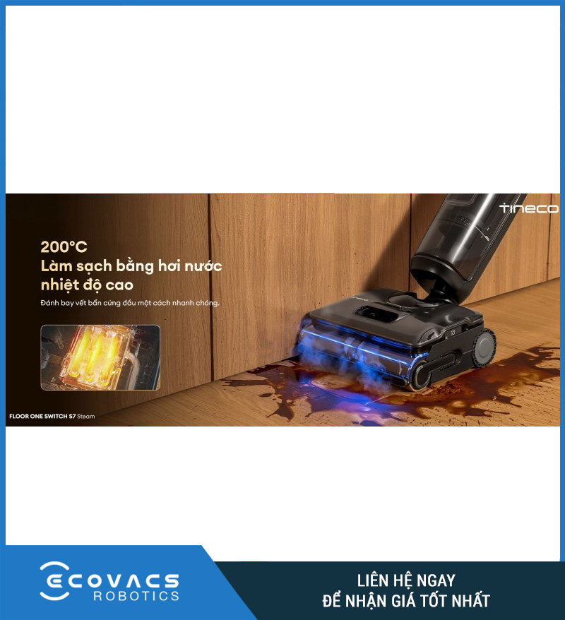 Tineco Floor One Switch S7 Steam - Máy hút bụi lau sàn khô ướt
