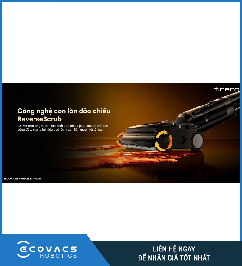 Tineco Floor One Switch S7 Steam - Máy hút bụi lau sàn khô ướt