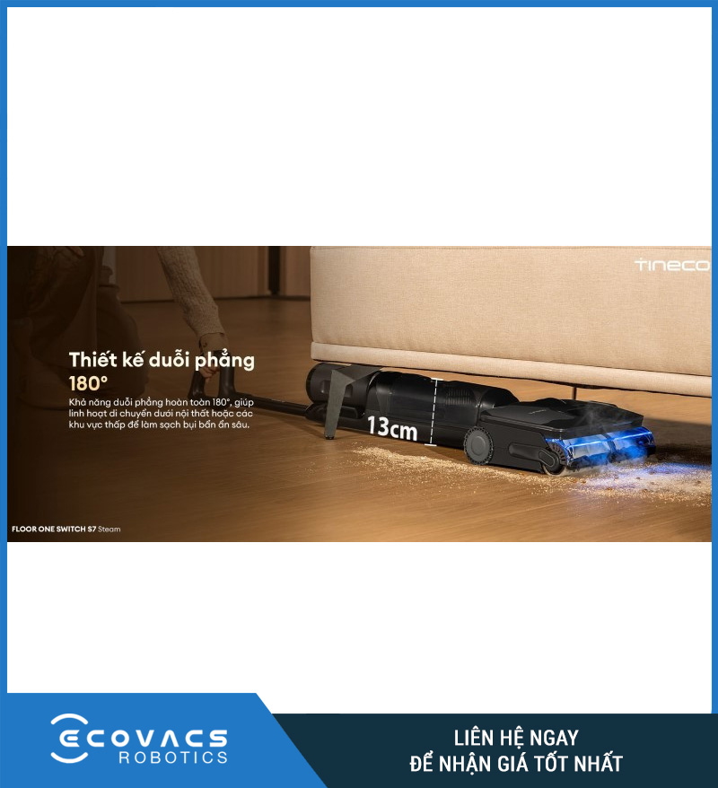 Tineco Floor One Switch S7 Steam - Máy hút bụi lau sàn khô ướt