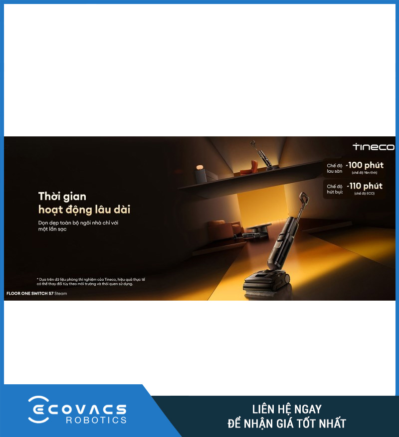 Tineco Floor One Switch S7 Steam - Máy hút bụi lau sàn khô ướt